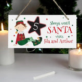 Elf Christmas Chalk Countdown Sign - Gift Moments