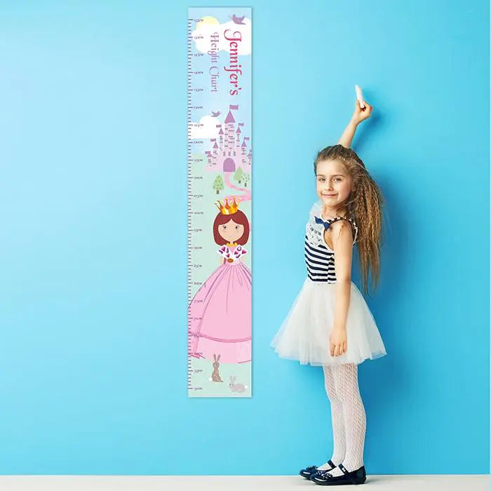 Personalised Fairy Tale Princess Height Chart - Height Charts at Gift Moments