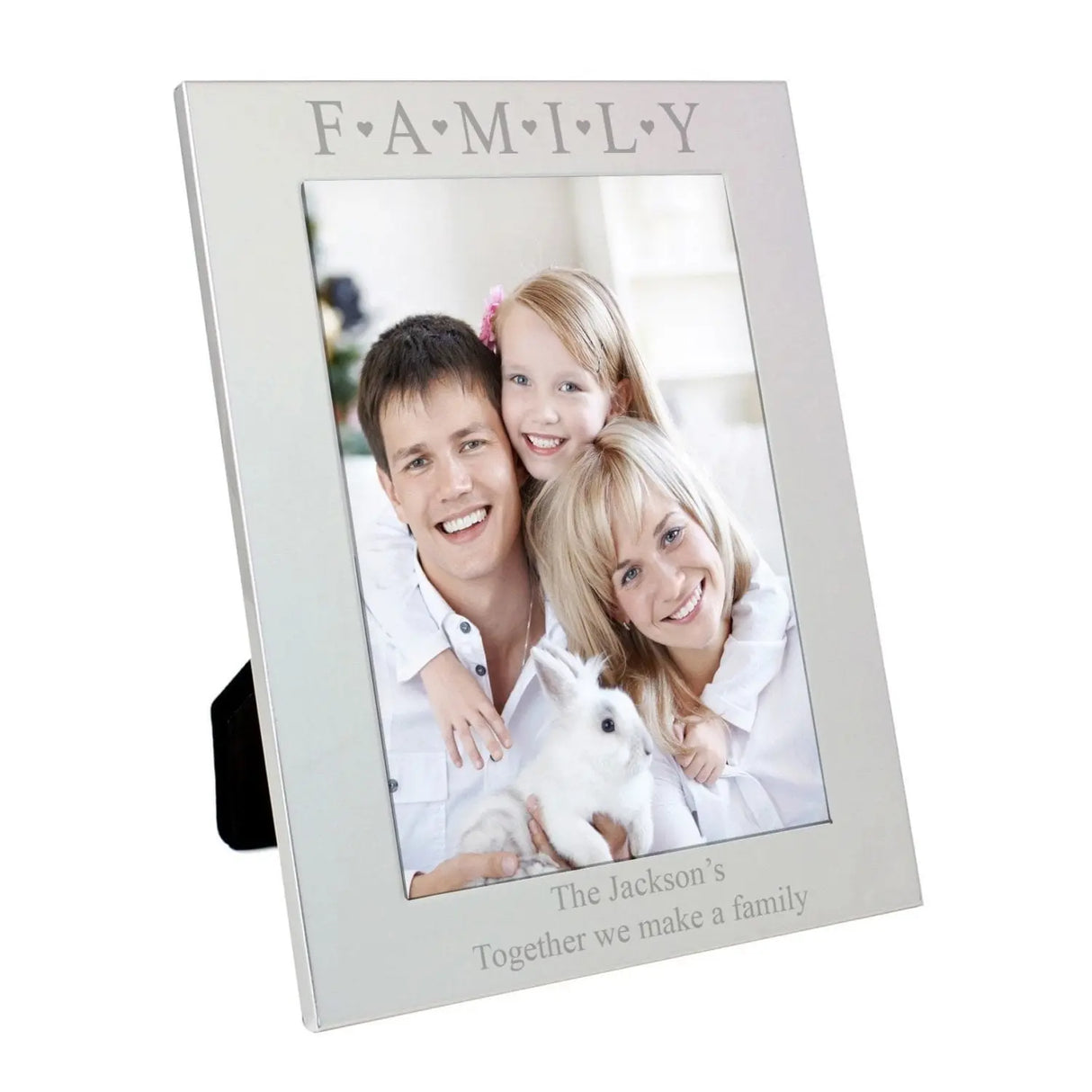 Personalised Family Aluminium Photo Frame - Gift Moments