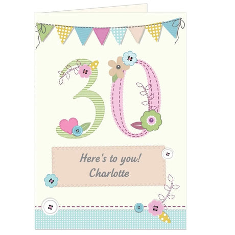 Personalised Birthday Craft Card - Greeting Cards at Gift Moments