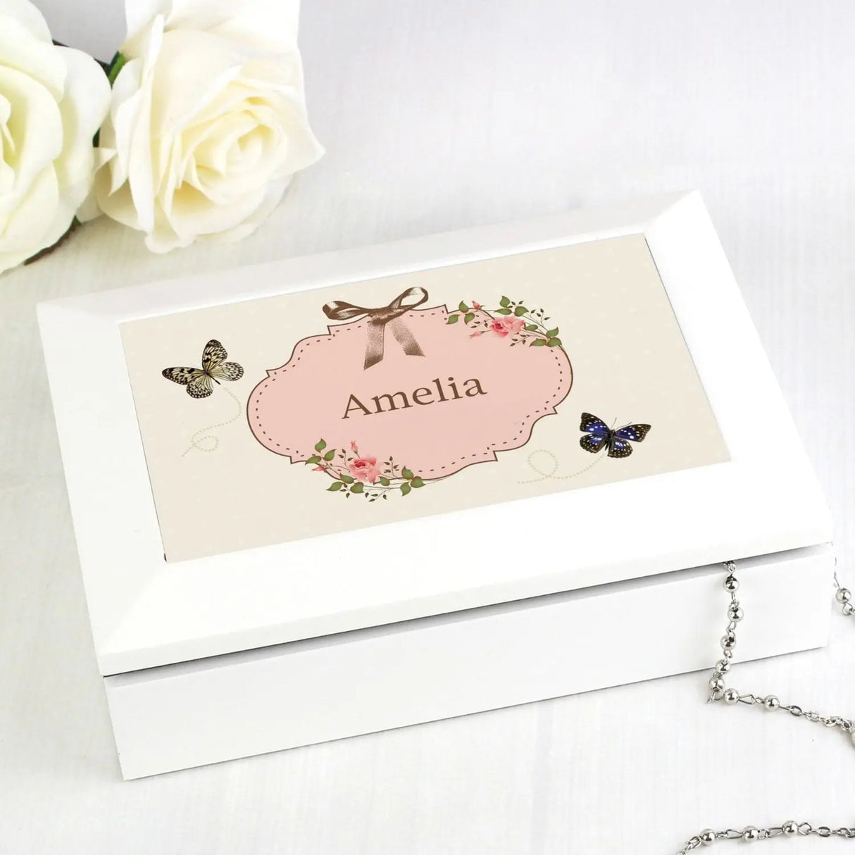 Personalised Butterfly Jewellery Box - Jewellery Boxes at Gift Moments