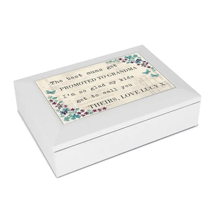 Personalised Forget Me Not Jewellery Box: 3 - Jewellery Boxes By Gift Moments