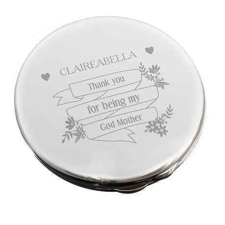 Personalised Garden Bloom Compact Mirror - Compact Mirrors at Gift Moments