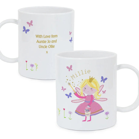 Personalised Garden Fairy Plastic Mug - Plastic Mugs at Gift Moments