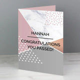 Personalised Geometric Card - Greeting Cards at Gift Moments