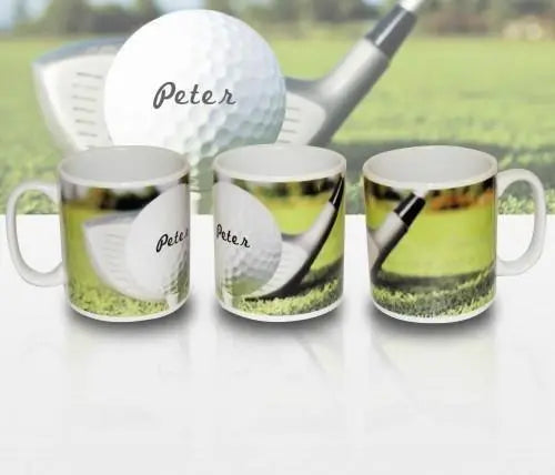 Personalised Golf Ball Mug - Mugs at Gift Moments