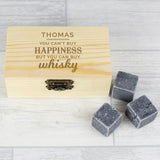 Personalised Happiness Whisky Stones - Barware at Gift Moments