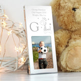 Personalised Silver Giraffe Photo Frame: 2 - Photo Frames By Gift Moments