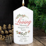 Personalised In Loving Memory Candle - Gift Moments