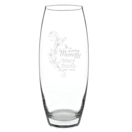 Personalised In Loving Memory Vase - Vases & Plant Pots at Gift Moments