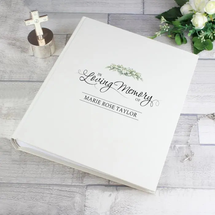 Personalised In Loving Memory Photo Album: 3 - Photo Albums By Gift Moments