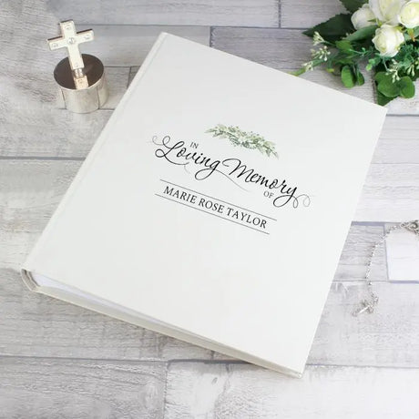 Personalised In Loving Memory Traditional Photo Album - Photo Albums at Gift Moments