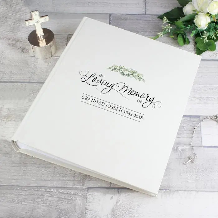 Personalised In Loving Memory Photo Album: 4 - Photo Albums By Gift Moments