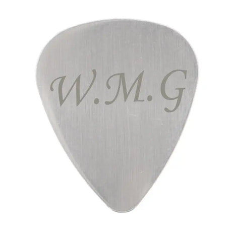 Personalised Initials Silver Plectrum - Keepsakes at Gift Moments