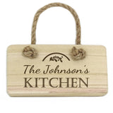 Personalised Wooden Kitchen Sign: 2 - Signs & Plaques By Gift Moments