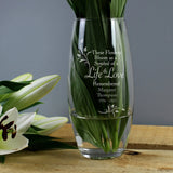 Personalised Life & Love Memorial Vase - Vases & Plant Pots at Gift Moments