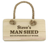 Personalised Man At Work Wooden Sign: 3 - Signs & Plaques By Gift Moments