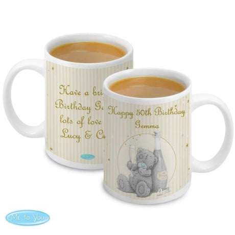 Personalised Me To You Gold Stars Mug - Mugs at Gift Moments