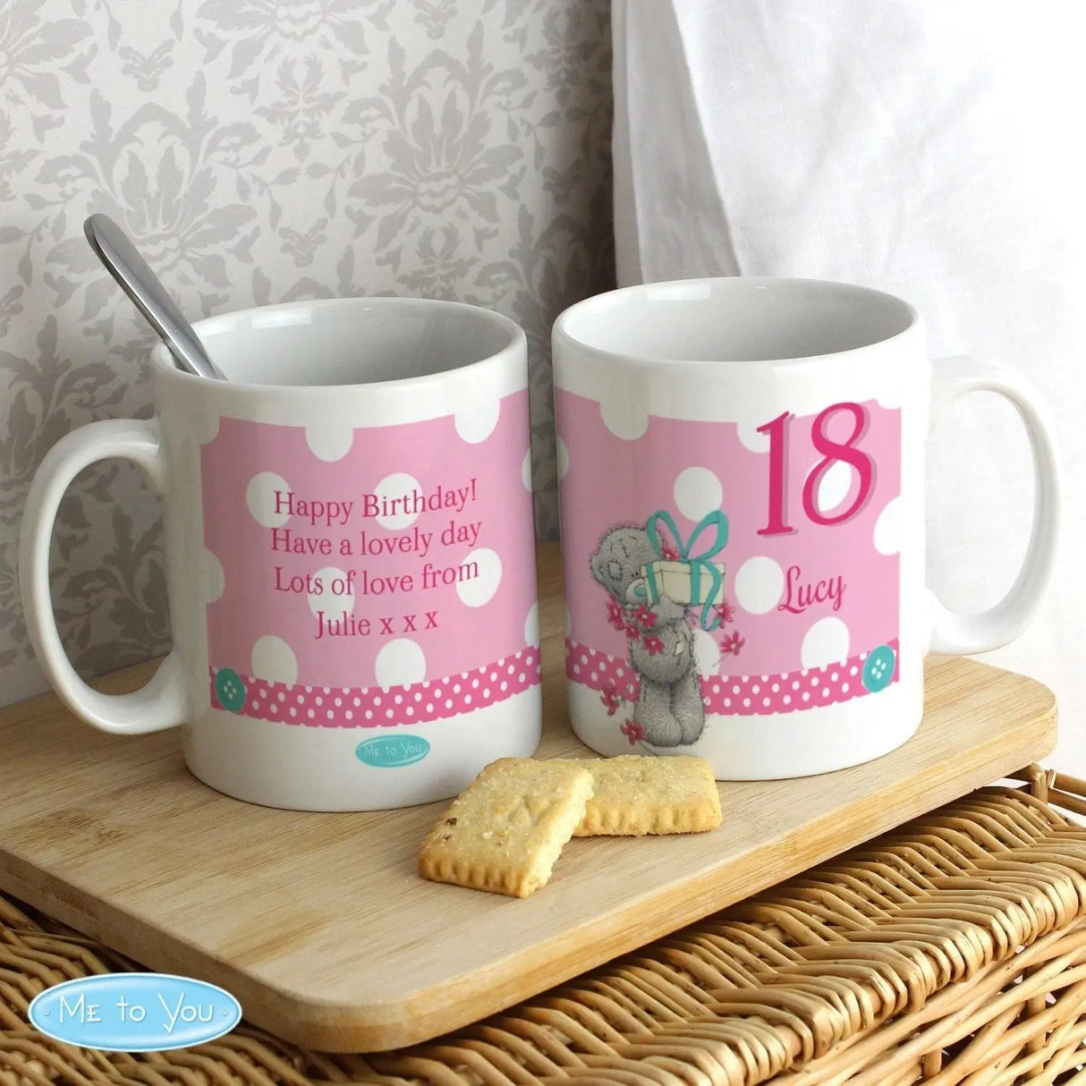 Personalised Me To You Birthday Big Age Female Mug - Mugs at Gift Moments