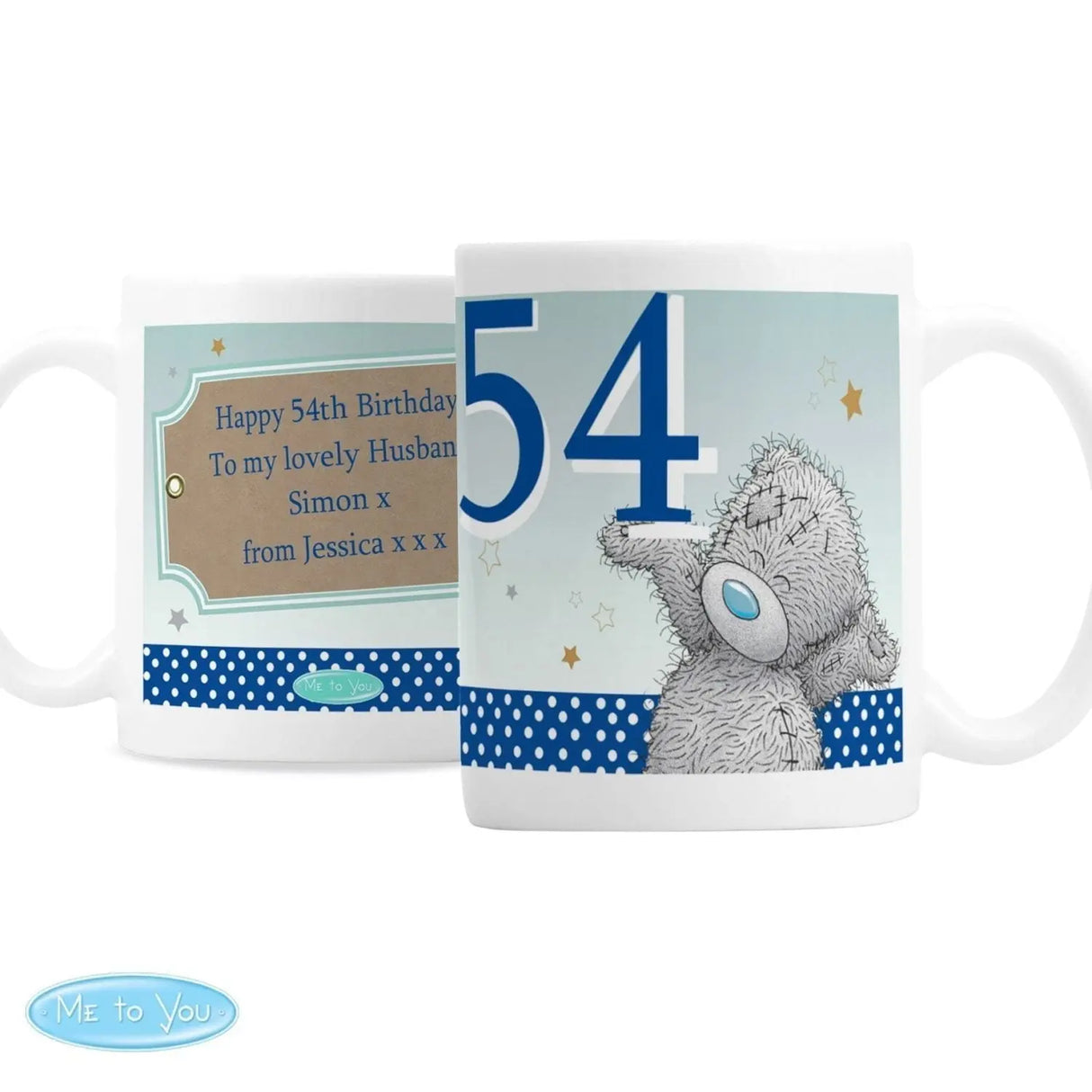 Personalised Me To You Birthday Big Age Male Mug - Mugs at Gift Moments