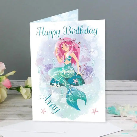 Personalised Mermaid Card - Greeting Cards at Gift Moments