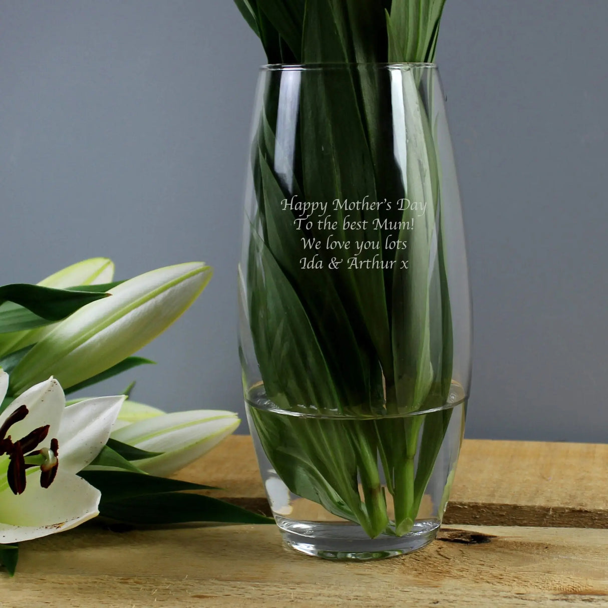 Personalised Tapered Bullet Vase - Vases & Plant Pots at Gift Moments