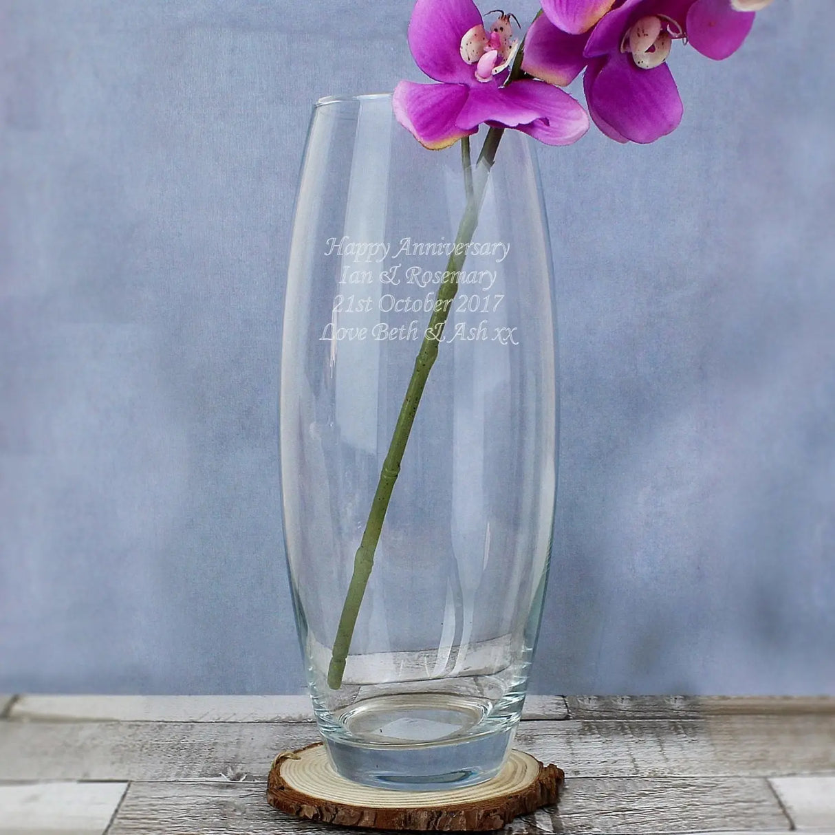 Personalised Tapered Bullet Vase - Vases & Plant Pots at Gift Moments