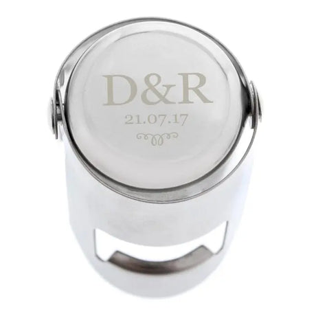 Personalised Monogram Bottle Stopper - Barware at Gift Moments