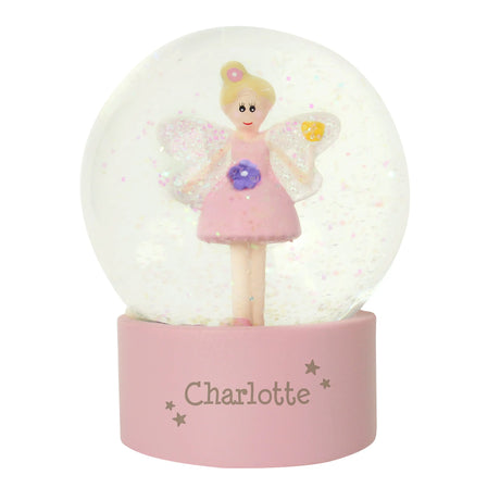 Personalised Fairy Any Name Glitter Snow Globe - Snow Globes at Gift Moments