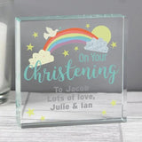 Personalised On Your Christening Crystal Token - Gift Moments