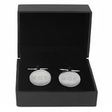 Personalised Oval Silver Cufflinks - Gift Moments