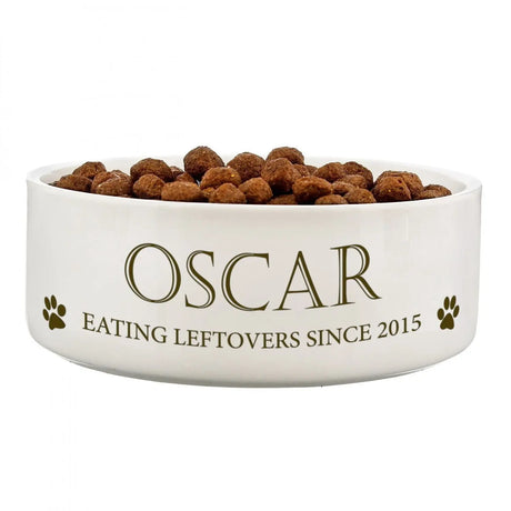 Personalised Paw Prints Pet Bowl - Gift Moments