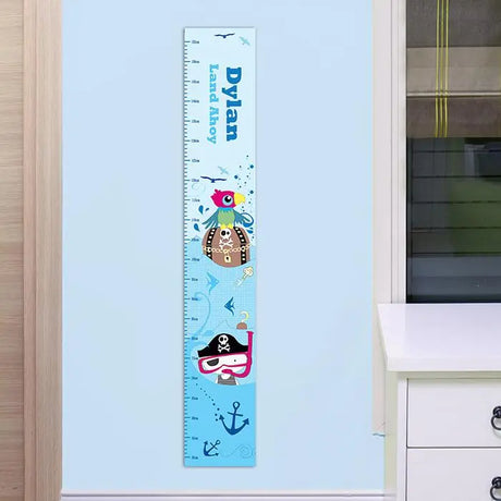 Personalised Pirate Height Chart - Height Charts at Gift Moments