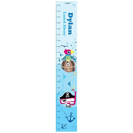 Personalised Pirate Height Chart - Height Charts at Gift Moments