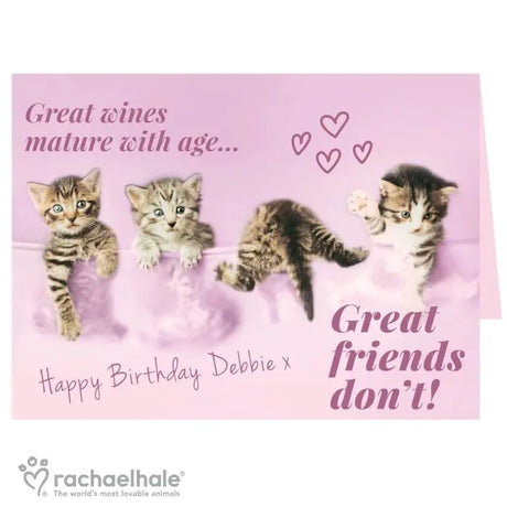 Personalised Rachael Hale 'Great Friends' Card - Greeting Cards at Gift Moments