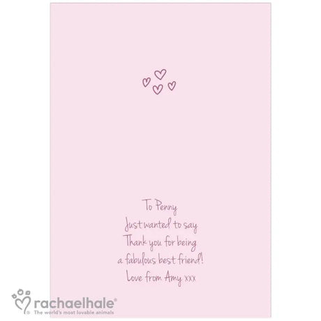 Personalised Rachael Hale 'Great Friends' Card - Greeting Cards at Gift Moments