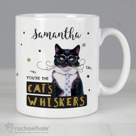 Personalised Rachael Hale 'You're the Cat's Whiskers' Mug - Mugs at Gift Moments