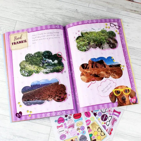 Personalised Rachael Hale Adorable Animals Activity Book With Stickers - Books at Gift Moments