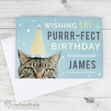 Personalised Rachael Hale Purr-fect Birthday Card - Greeting Cards at Gift Moments