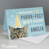 Personalised Rachael Hale Purr-fect Birthday Card - Greeting Cards at Gift Moments