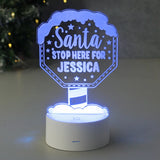 Personalised Santa Colour Changing Night Light - Gift Moments