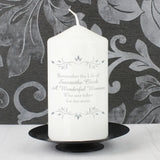 Personalised Sentiments Pillar Candle - Candles at Gift Moments