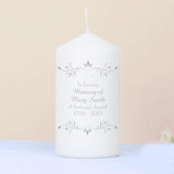 Personalised Sentiments Pillar Candle - Candles at Gift Moments