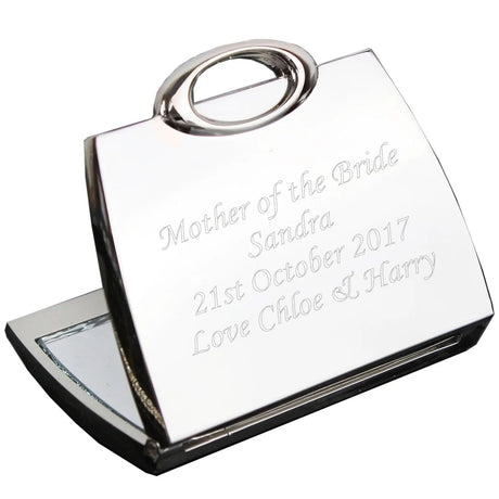 Personalised Handbag Compact Mirror - Compact Mirrors at Gift Moments