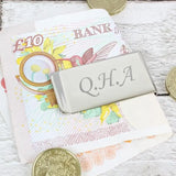 Personalised Silver Plated Money Clip: 1 - Wallets & Money Clips By Gift Moments