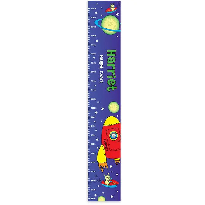 Personalised Space Height Chart - Height Charts at Gift Moments