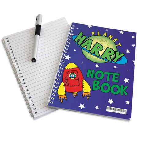 Personalised Space A5 Notebook - Notebooks at Gift Moments