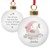 Personalised Swan Lake Bauble - Gift Moments