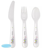 Personalised Tiny Tatty Teddy Cuddle Bug 3 Piece Plastic Cutlery Set - Cutlery Sets at Gift Moments