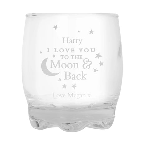 Personalised The Moon & Back Tumbler - Gift Moments